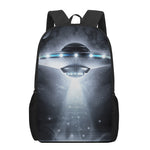 Dark Night UFO Print 17 Inch Backpack
