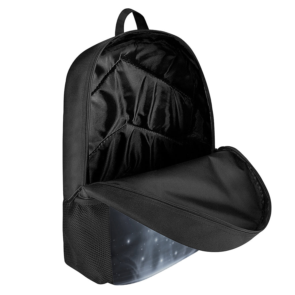 Dark Night UFO Print 17 Inch Backpack