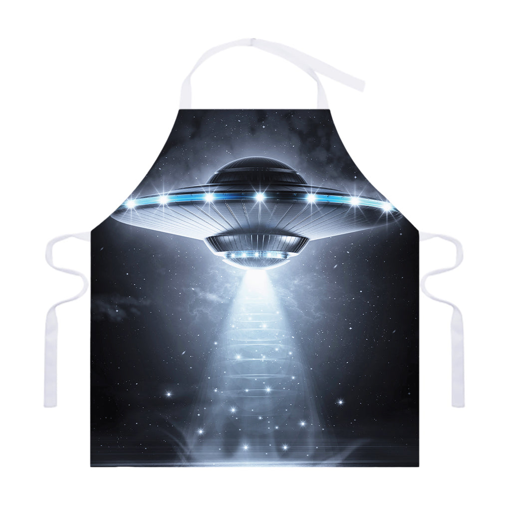 Dark Night UFO Print Adjustable Apron
