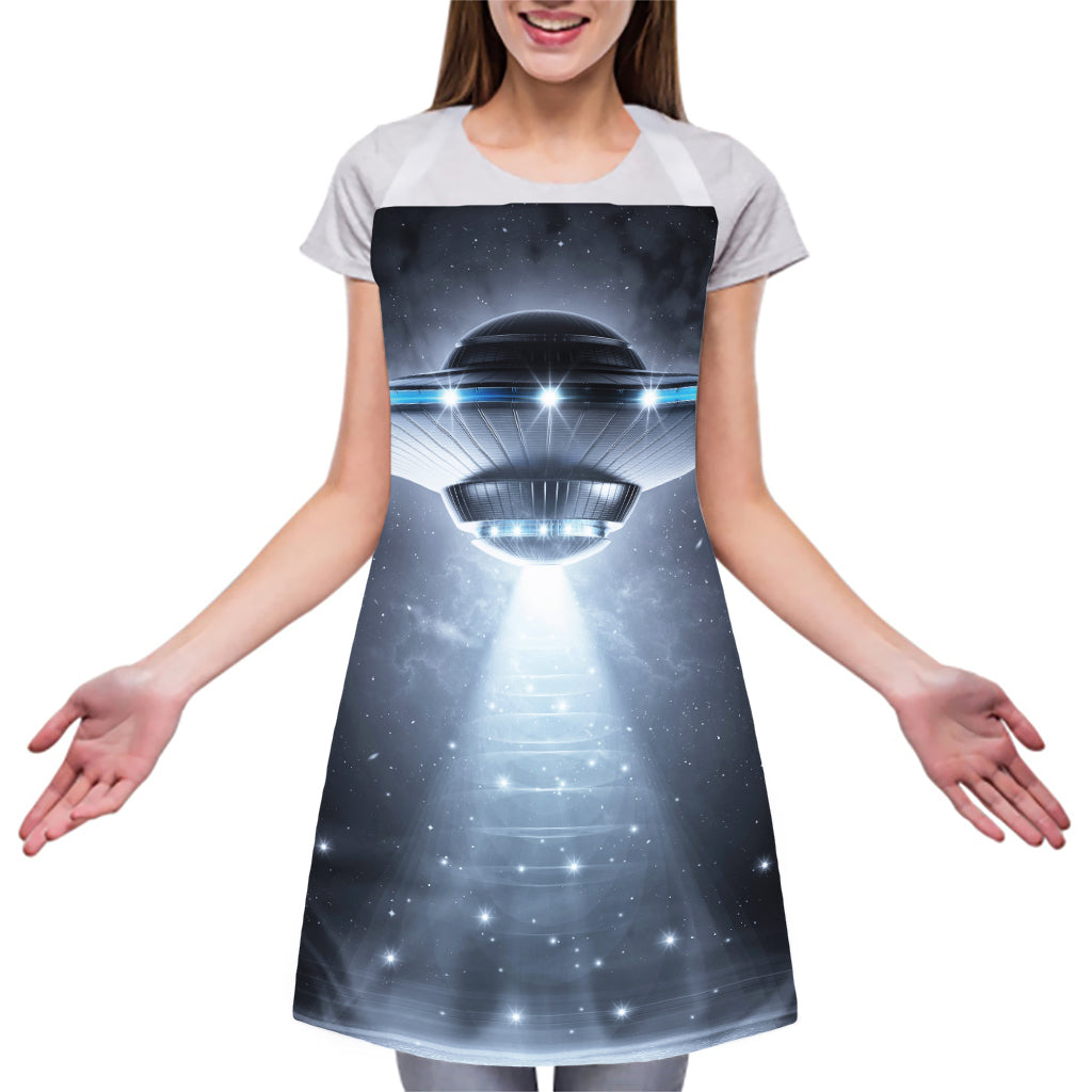Dark Night UFO Print Adjustable Apron