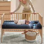 Dark Night UFO Print Baby Crib Sheet