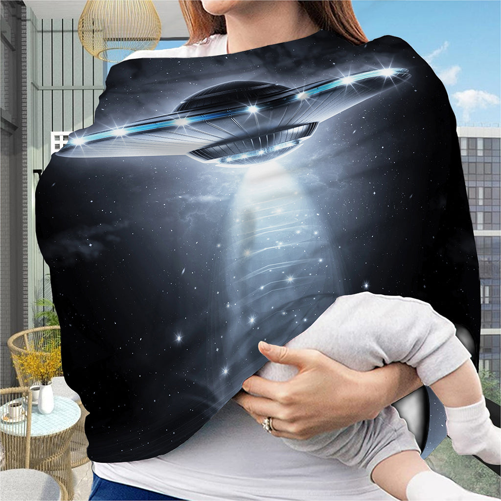Dark Night UFO Print Baby Seat Cover