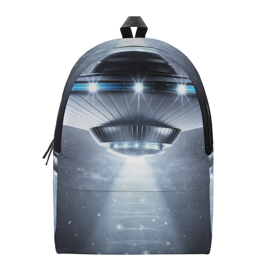 Dark Night UFO Print Backpack