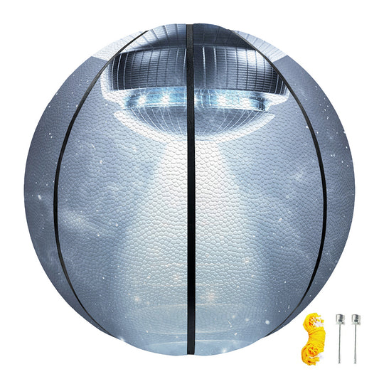 Dark Night UFO Print Basketball