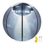 Dark Night UFO Print Basketball