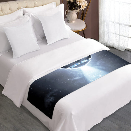 Dark Night UFO Print Bed Runner