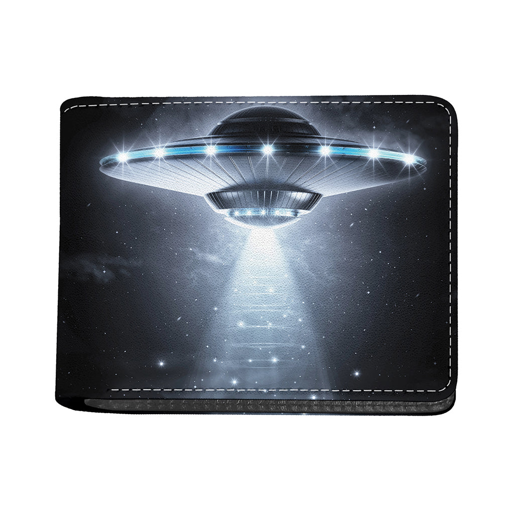 Dark Night UFO Print Bifold Wallet