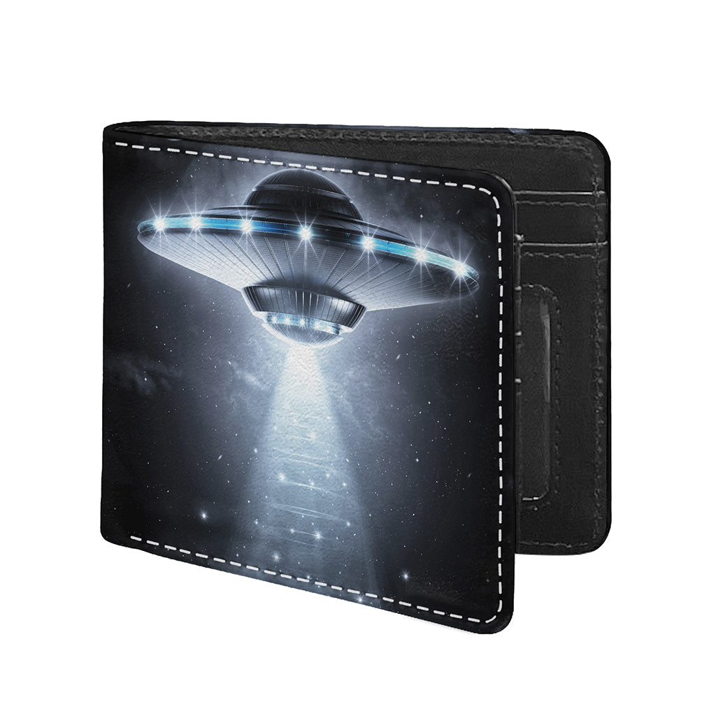 Dark Night UFO Print Bifold Wallet