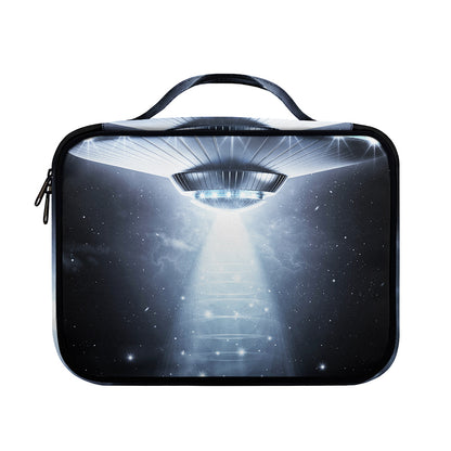 Dark Night UFO Print Briefcase Bible Bag