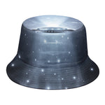 Dark Night UFO Print Bucket Hat