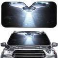 Dark Night UFO Print Car Windshield Sun Shade