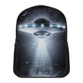 Dark Night UFO Print Casual Backpack