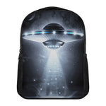 Dark Night UFO Print Casual Backpack