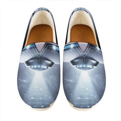 Dark Night UFO Print Casual Shoes