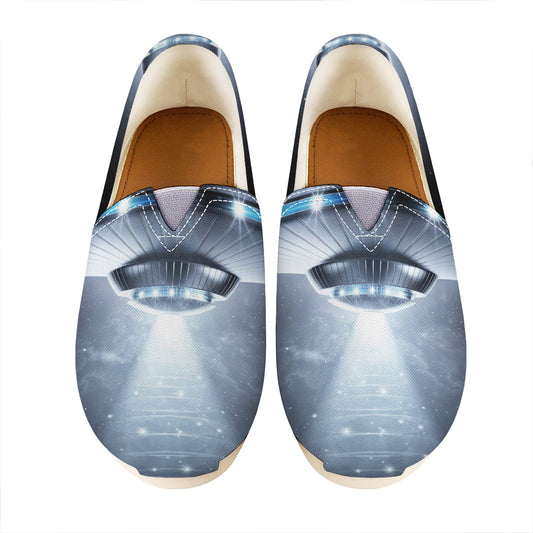 Dark Night UFO Print Casual Shoes