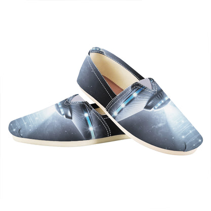 Dark Night UFO Print Casual Shoes
