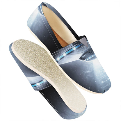 Dark Night UFO Print Casual Shoes