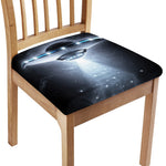 Dark Night UFO Print Chair Cushion Cover