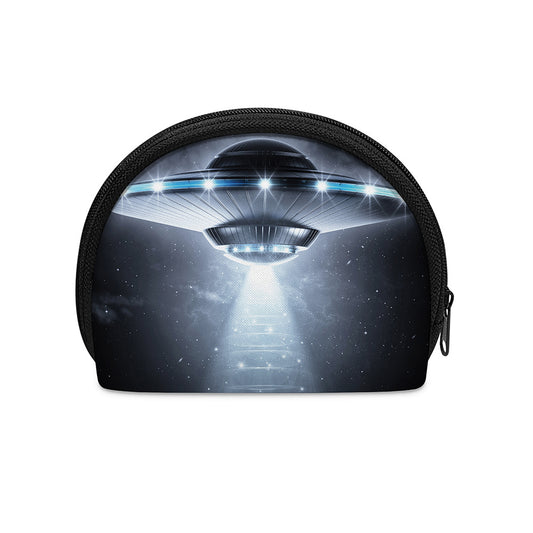 Dark Night UFO Print Coin Purse