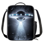 Dark Night UFO Print Crossbody Lunch Bag