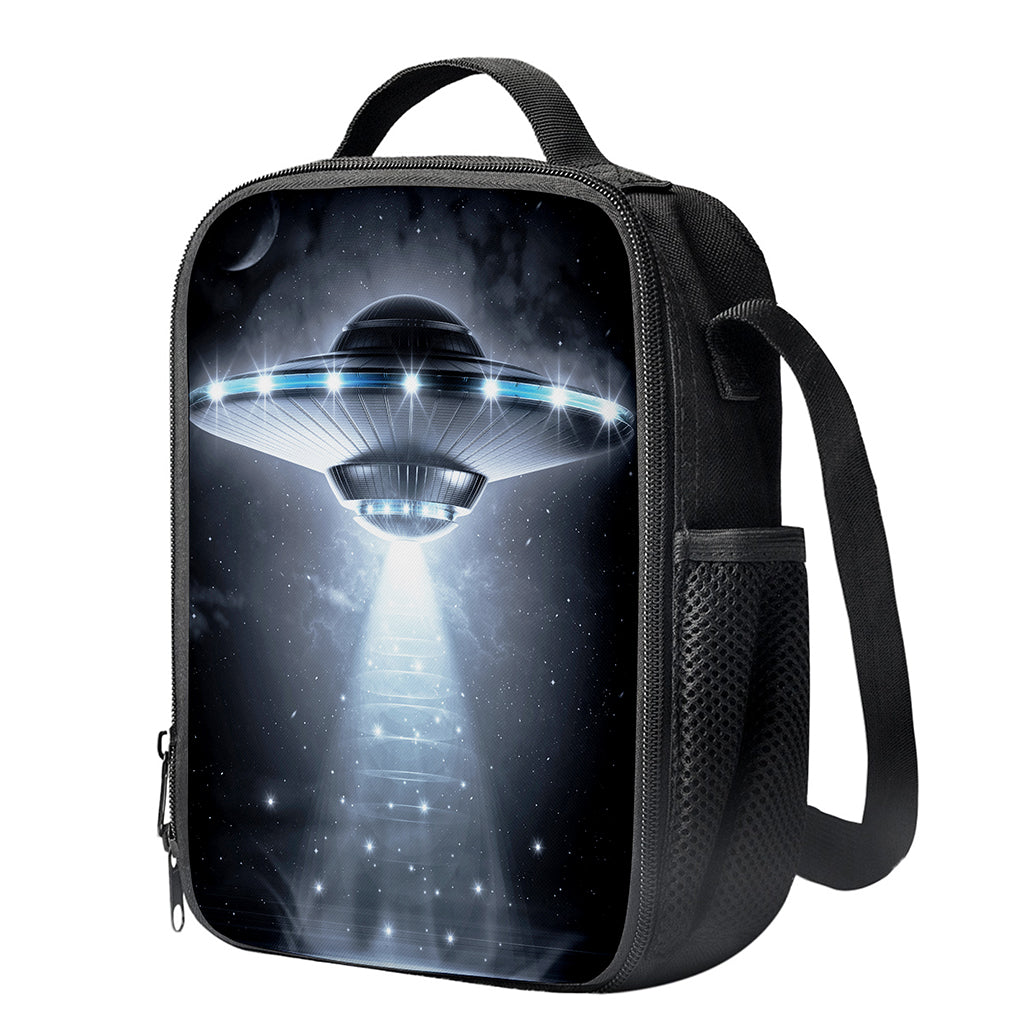 Dark Night UFO Print Crossbody Lunch Bag