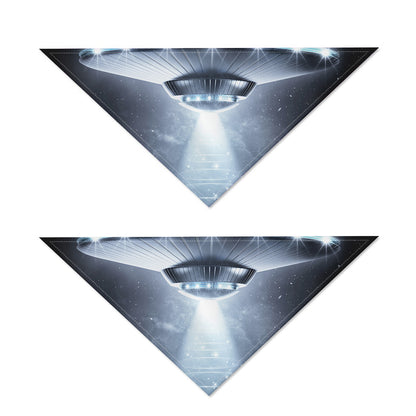 Dark Night UFO Print Dog Bandana