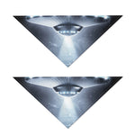 Dark Night UFO Print Dog Bandana