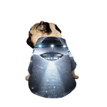 Dark Night UFO Print Dog Zip Up Jacket