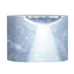Dark Night UFO Print Drum Lamp Shade