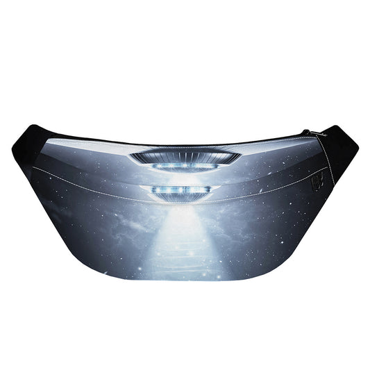 Dark Night UFO Print Fanny Pack