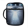 Dark Night UFO Print Front Pocket Bible Bag