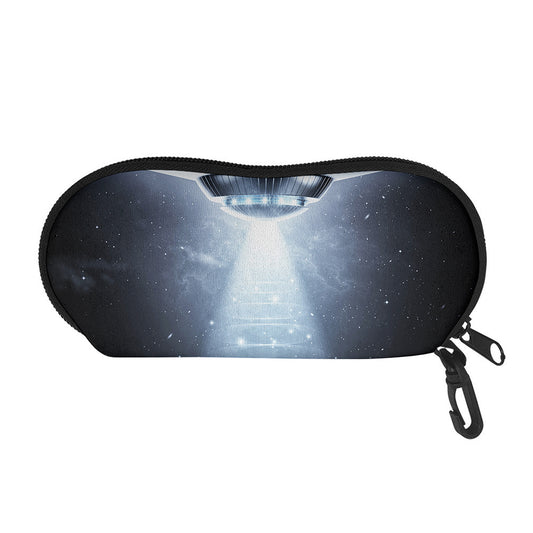 Dark Night UFO Print Glasses Case