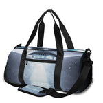 Dark Night UFO Print Gym Bag