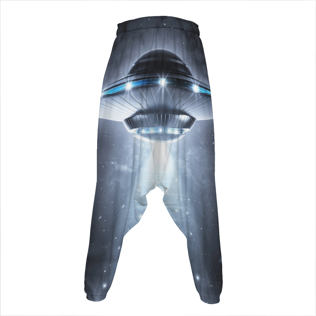 Dark Night UFO Print Hammer Pants