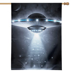 Dark Night UFO Print House Flag