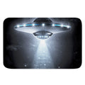 Dark Night UFO Print Indoor Door Mat
