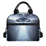Dark Night UFO Print Insulated Lunch Bag