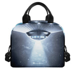 Dark Night UFO Print Insulated Lunch Bag