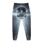 Dark Night UFO Print Jogger Pants