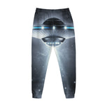Dark Night UFO Print Jogger Pants