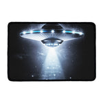 Dark Night UFO Print Kitchen Mat