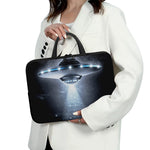 Dark Night UFO Print Laptop Sleeve With Handle
