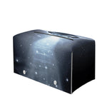 Dark Night UFO Print Leather Tissue Box Cover