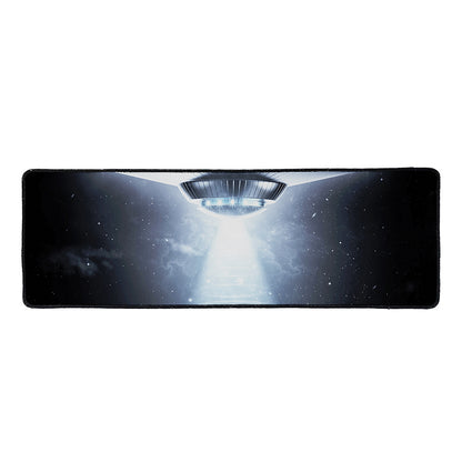 Dark Night UFO Print Long Kitchen Mat