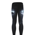 Dark Night UFO Print Men's leggings