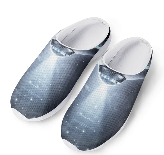 Dark Night UFO Print Mesh Casual Shoes