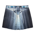 Dark Night UFO Print Mesh Shorts