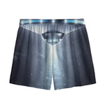 Dark Night UFO Print Mesh Shorts