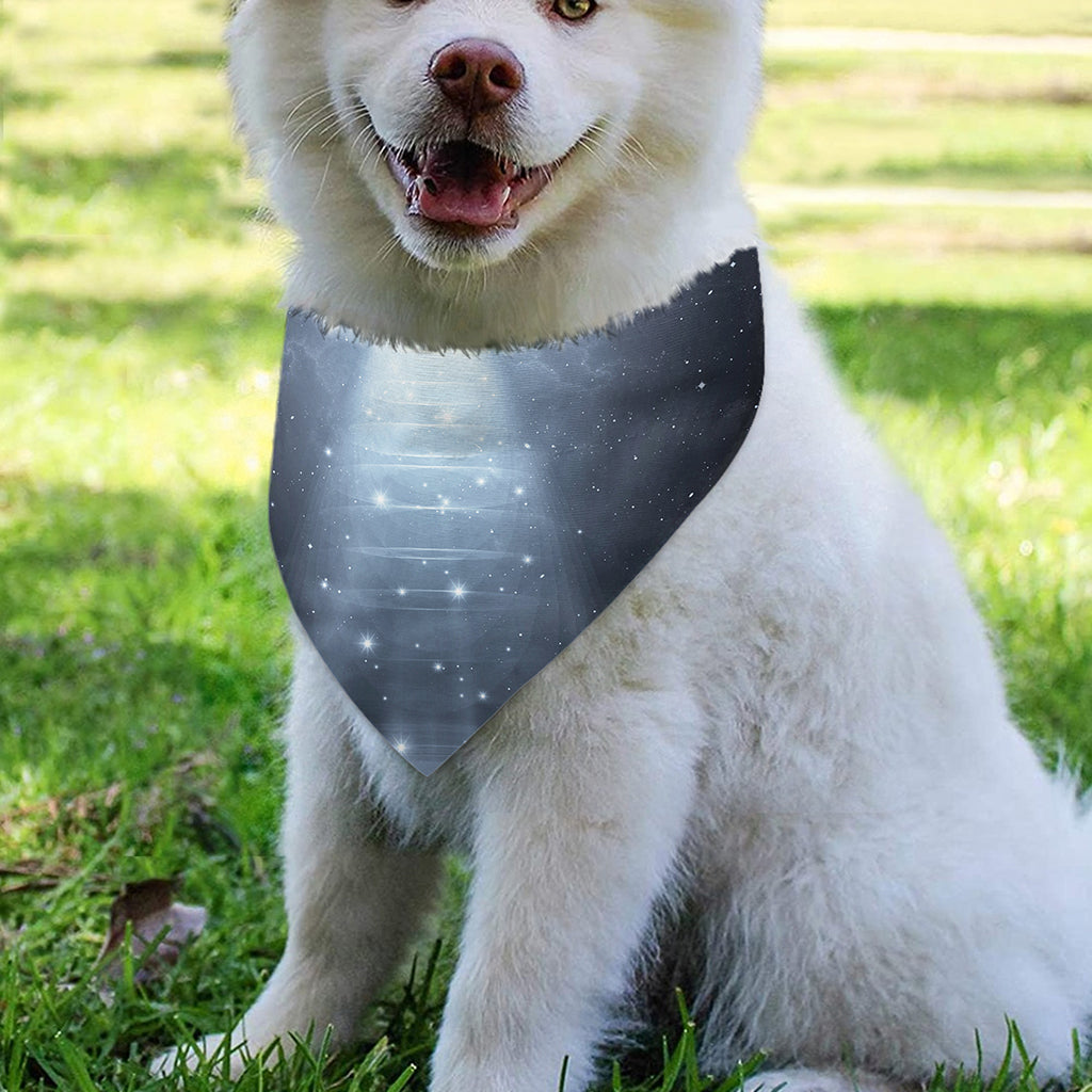 Dark Night UFO Print Over The Collar Dog Bandana