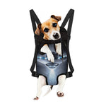Dark Night UFO Print Pet Carrier Backpack